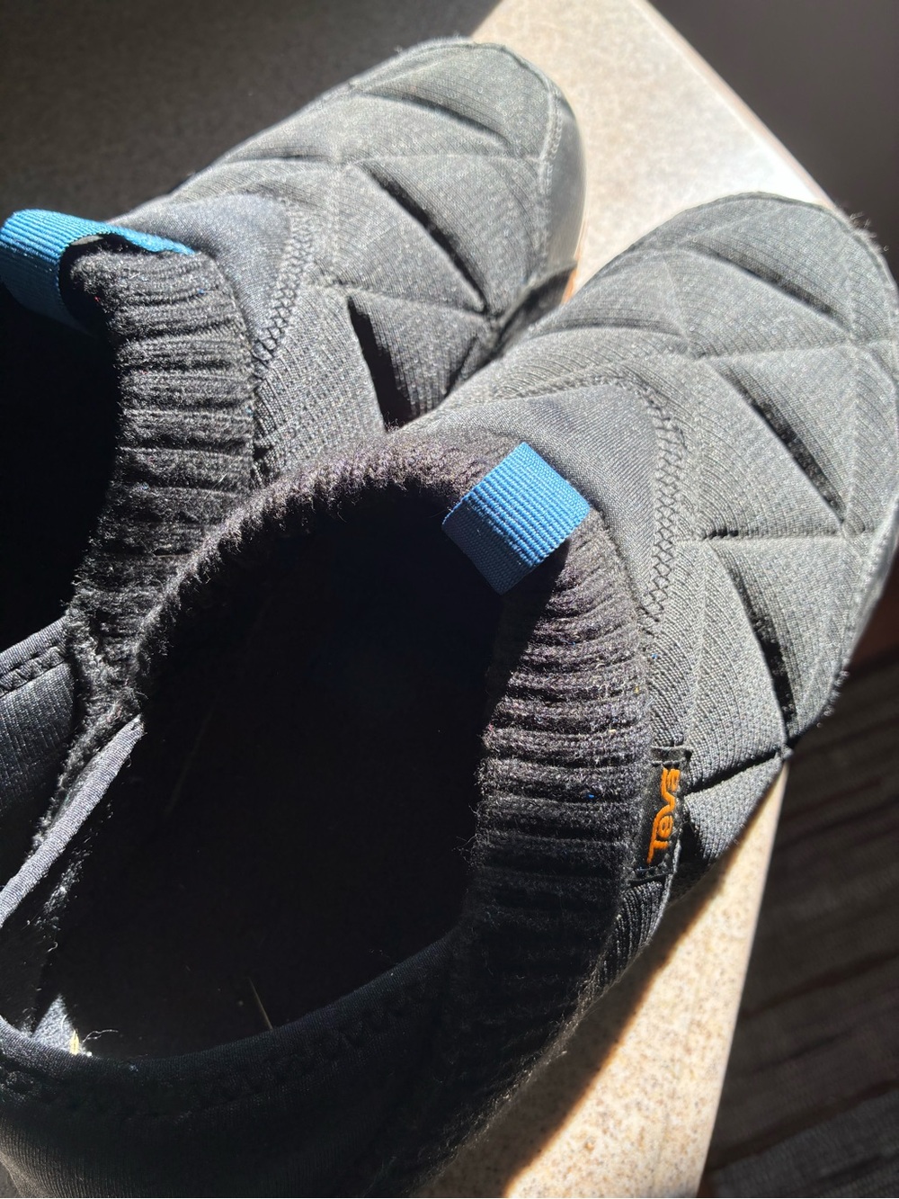 Teva Ember Moc Quilted Camp Slip-On Shoes Black Men’s Size 13